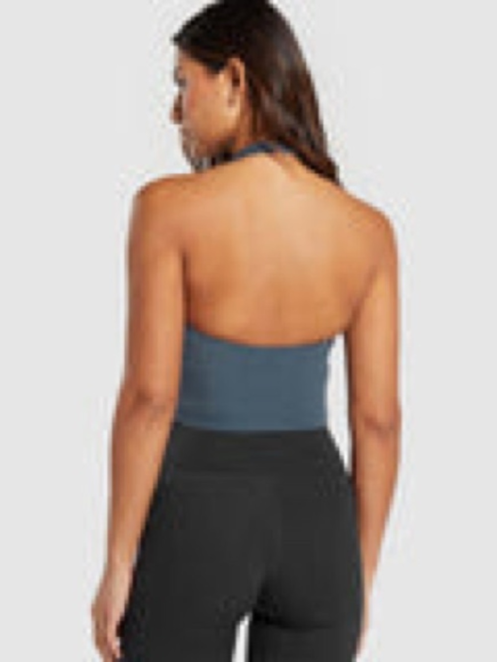 Gymshark Halter Neck Cami - Titanium Blue